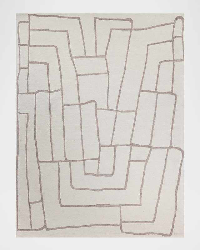 Tangiers Hand-Tufted Ivory/Beige Rug, 8' x 10'